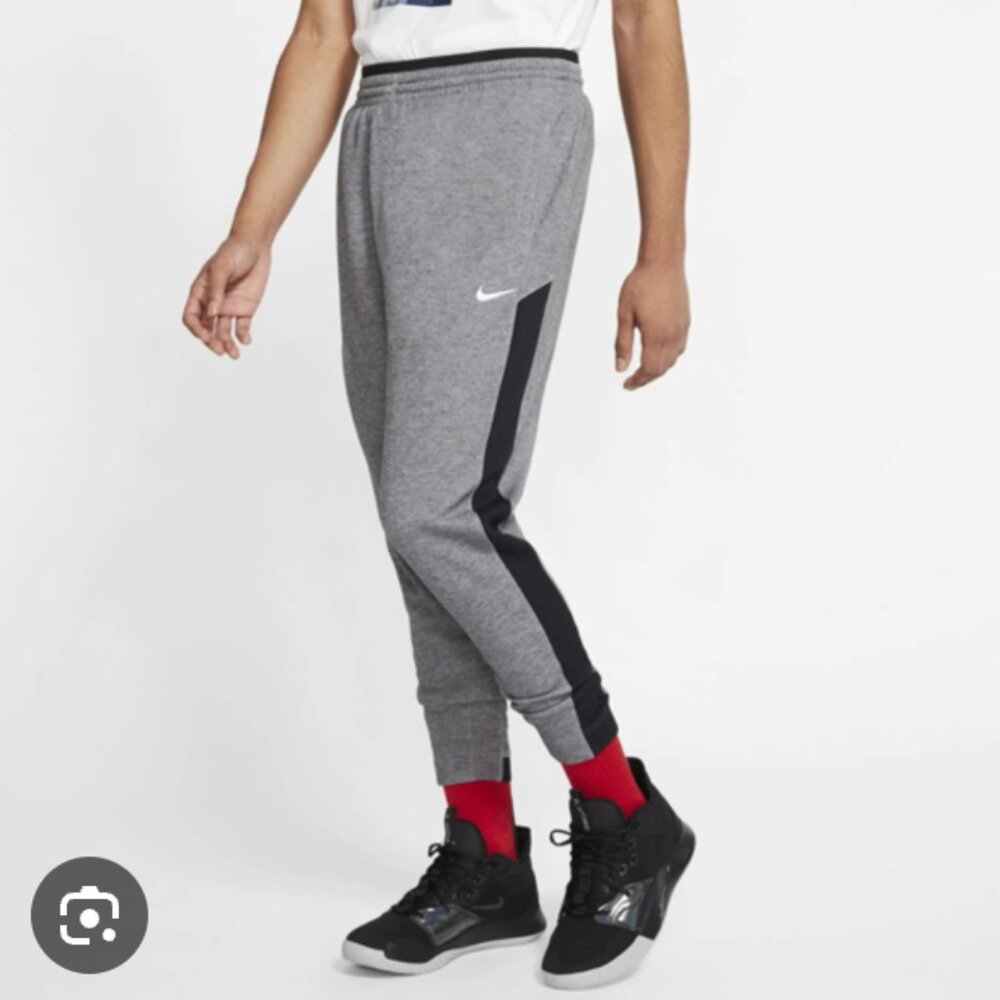 Nike men's S dri-fit showtime basketball pants joggers tie waist sweatpants‎